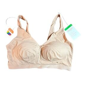 Warners Cloud 9 Wireless Lightly Lined Bra Nude RM1041A L